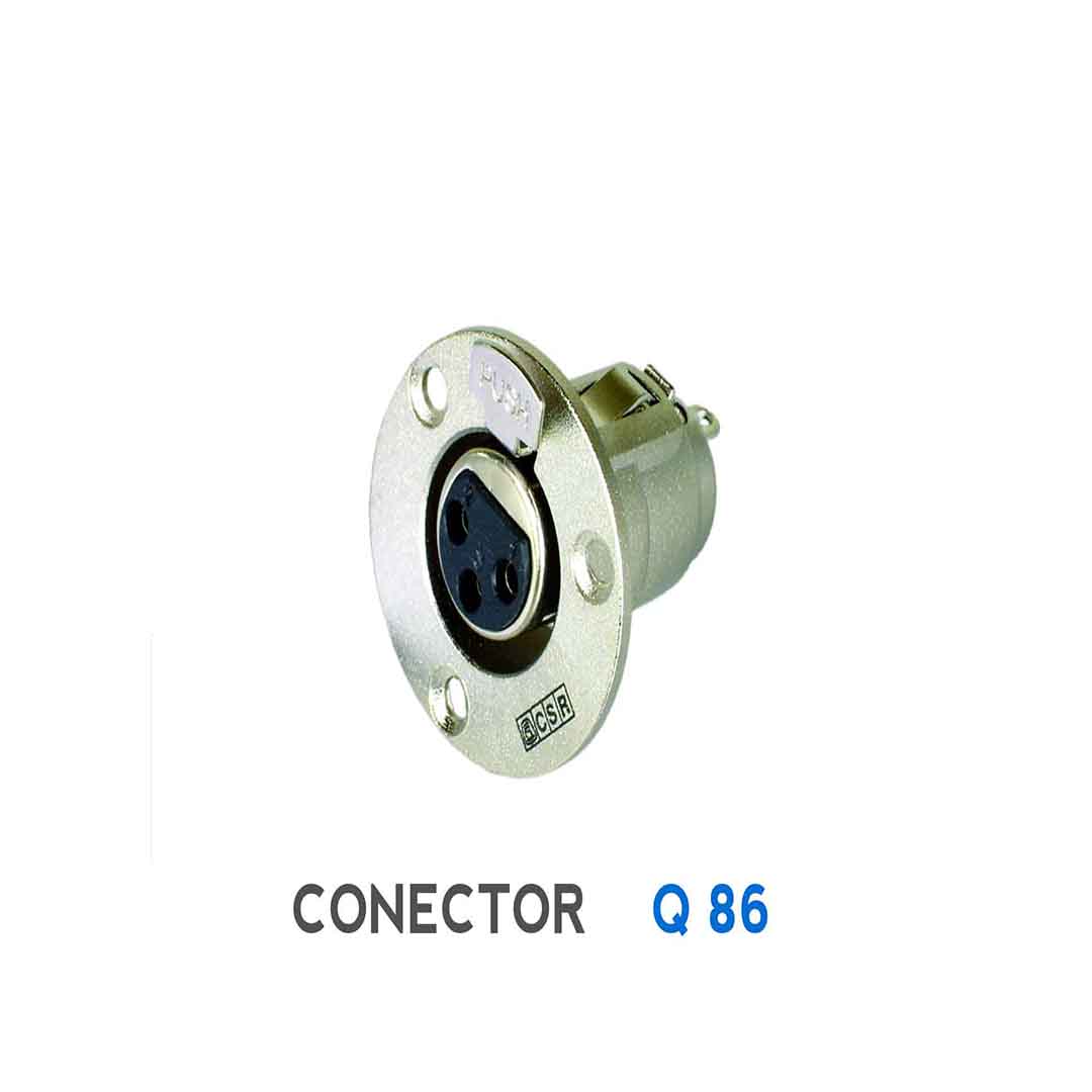 Plug Canon Fêmea Base CSR Q-86