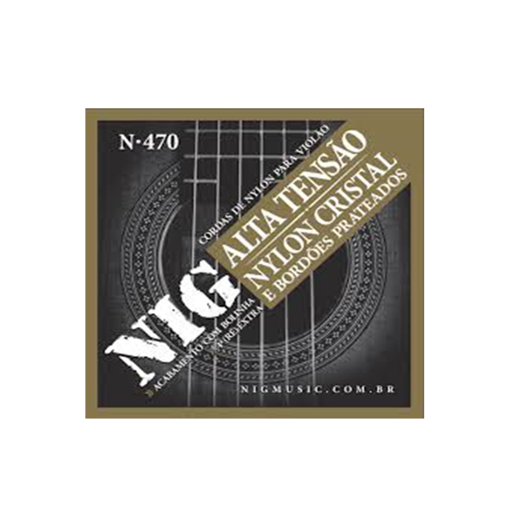 Encordoamento Violão Nylon Tensão Alta Nig N470