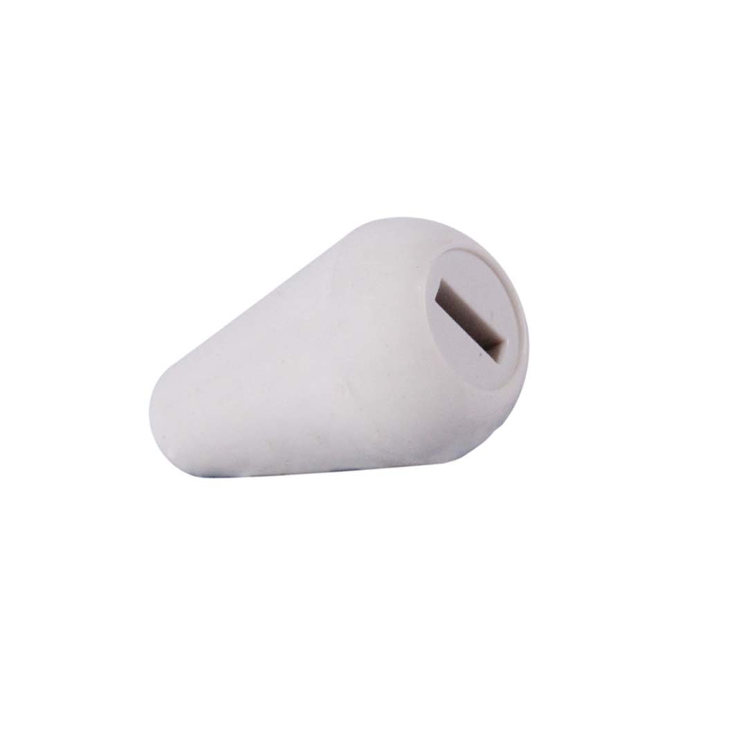 Knob de Plástico para Chave Seletora Strado Branco Dolphin