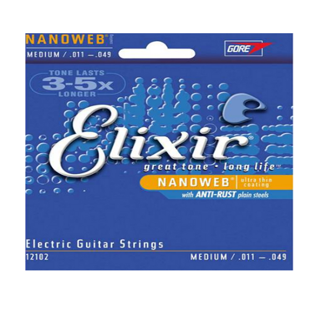 Encordoamento Guitarra 011 Elixir Médium 12102