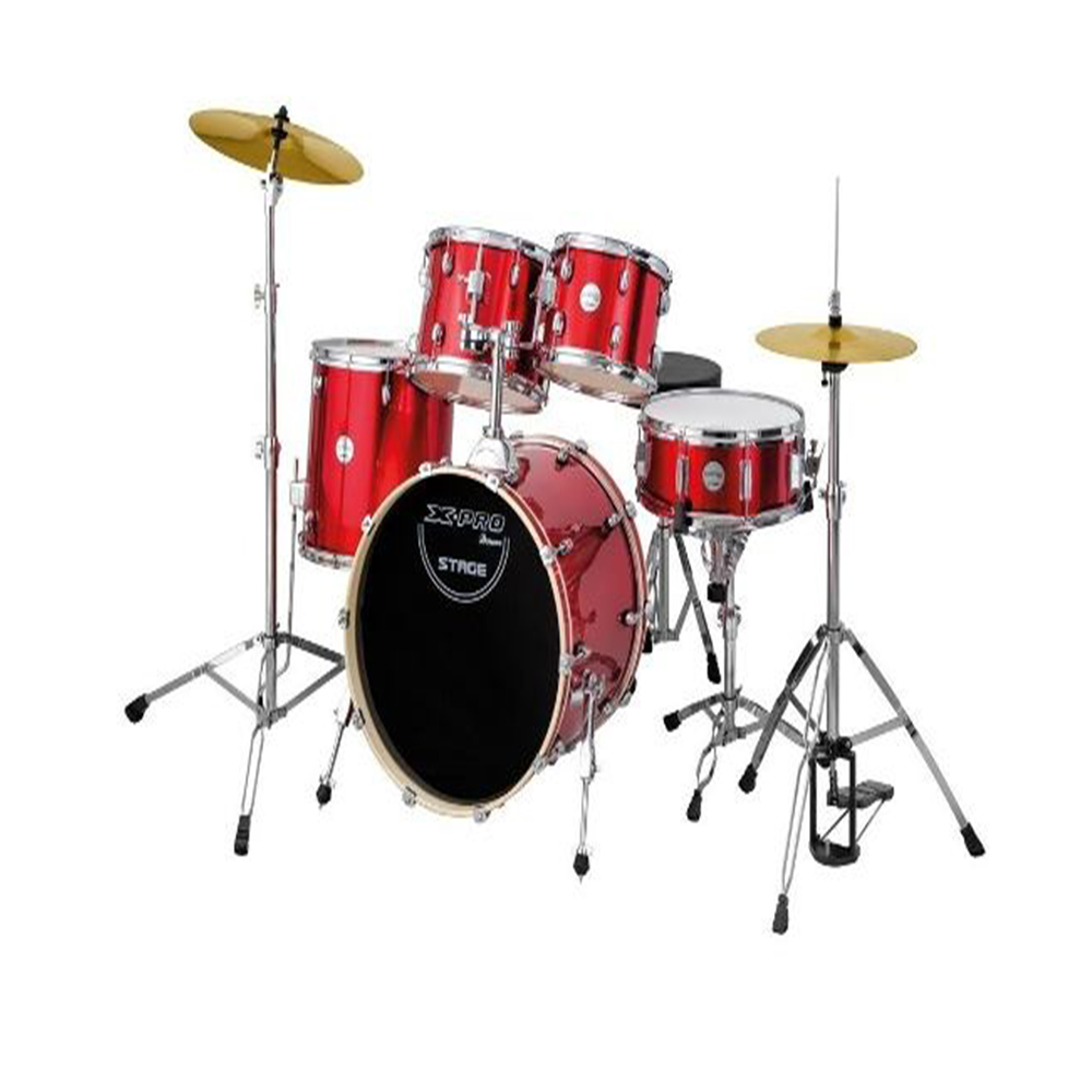 Bateria Acústica C.Ibanez Vermelha
