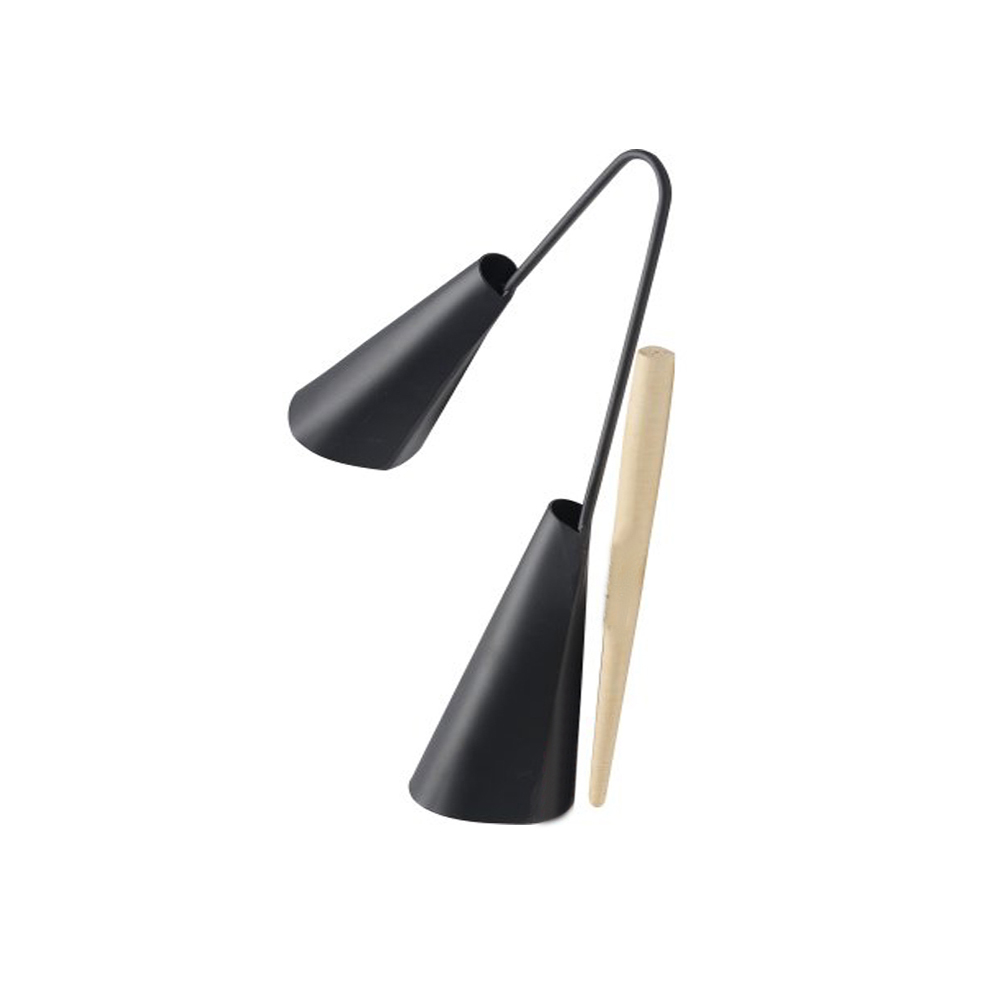 Agogo Duplo Grande Pintado Preto Spanking