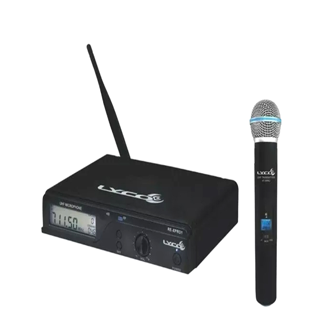Microfone de Mão Sem Fio UHF Digital LYCO UHXPRO 01M