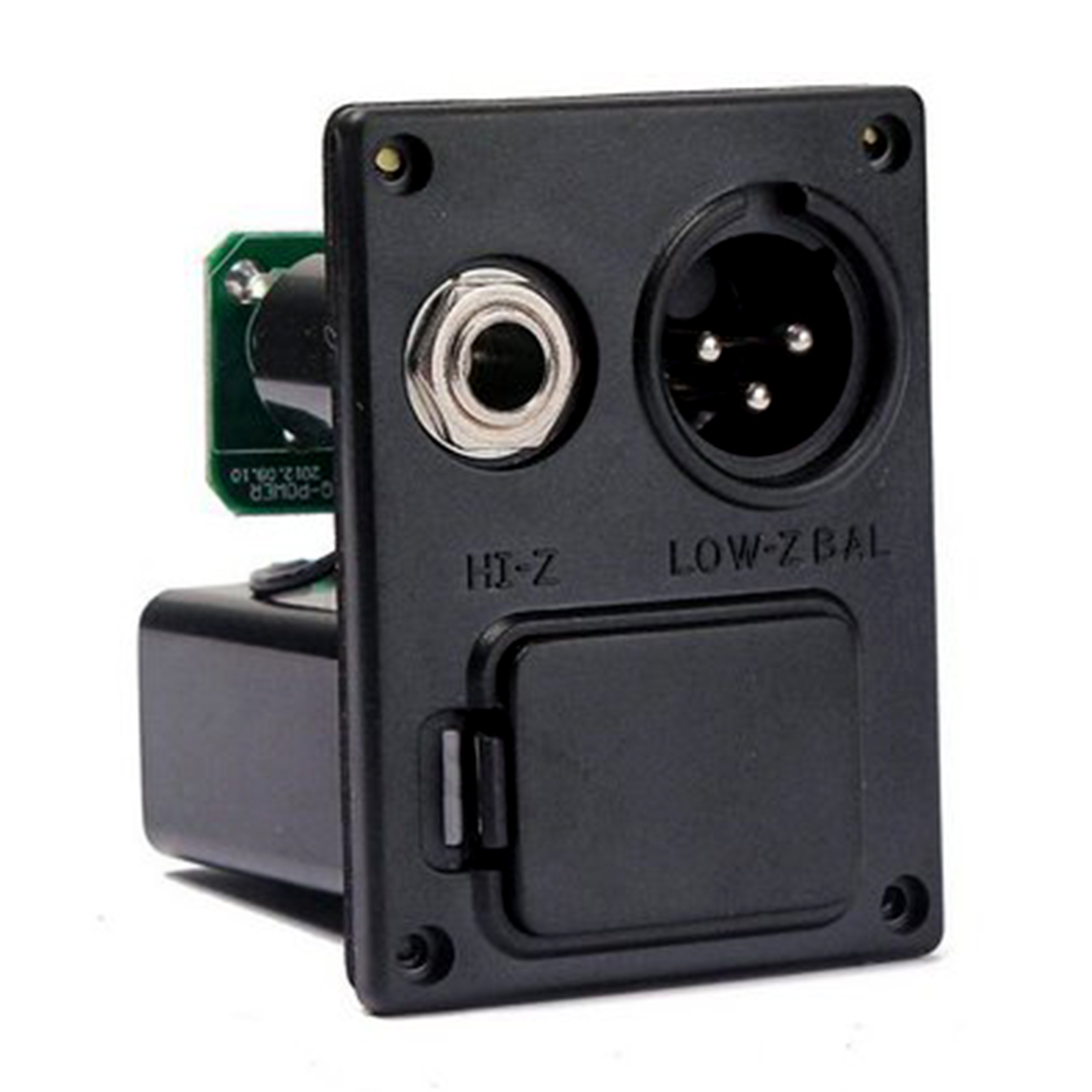 Caixa Bateria 9V Vertical Com Jack P10-XLR STP7G