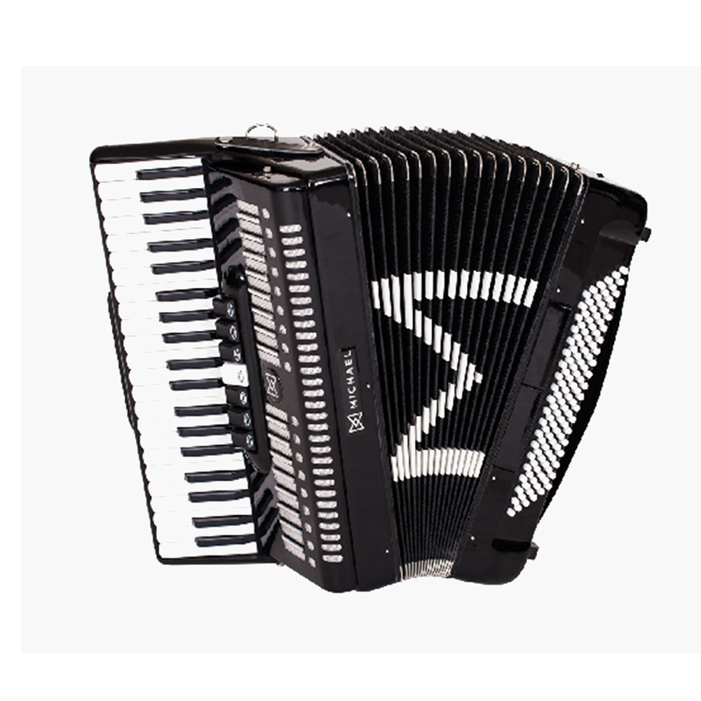 Acordeon 120 Baixos Michael 13 Registros ACM12011 SPB Preto Sólido