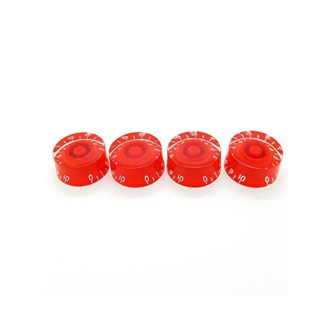 Knob de Plástico para Guitarra LesPaul Vermelho EK15 Dimusica