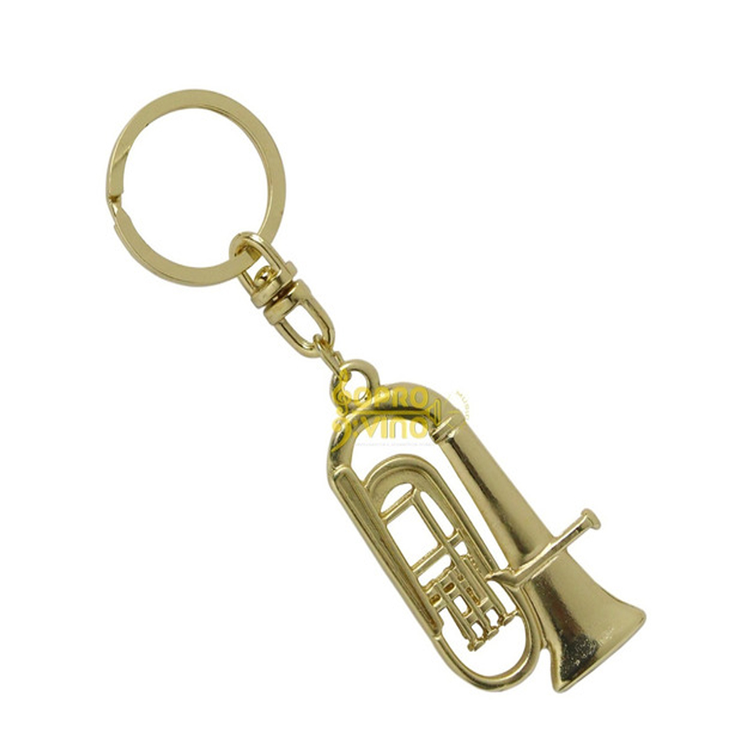 Chaveiro Tuba Dourado PCH089 Paganini