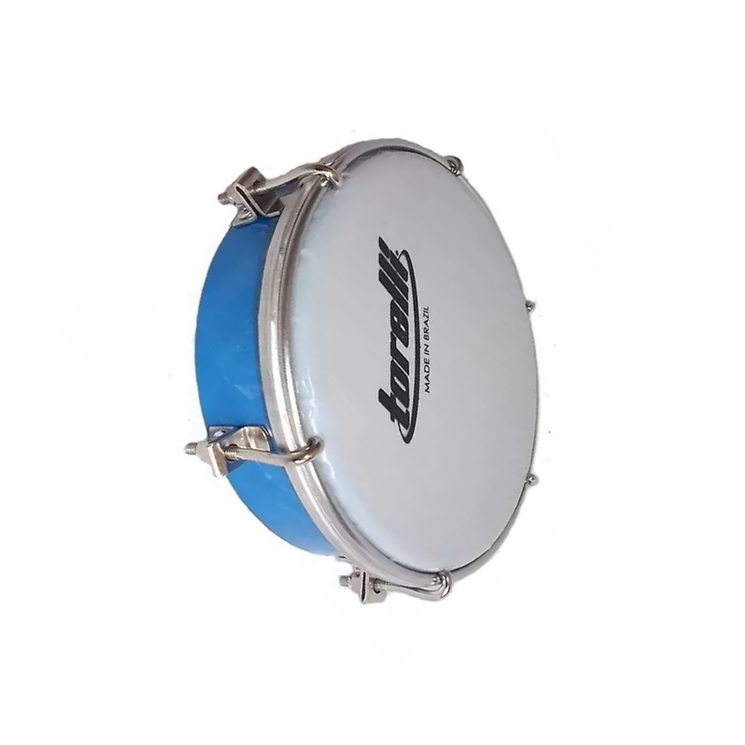 Tamborim 06″ Injetado Azul 06 Afinações Pele Leitosa TT404AZ Torelli