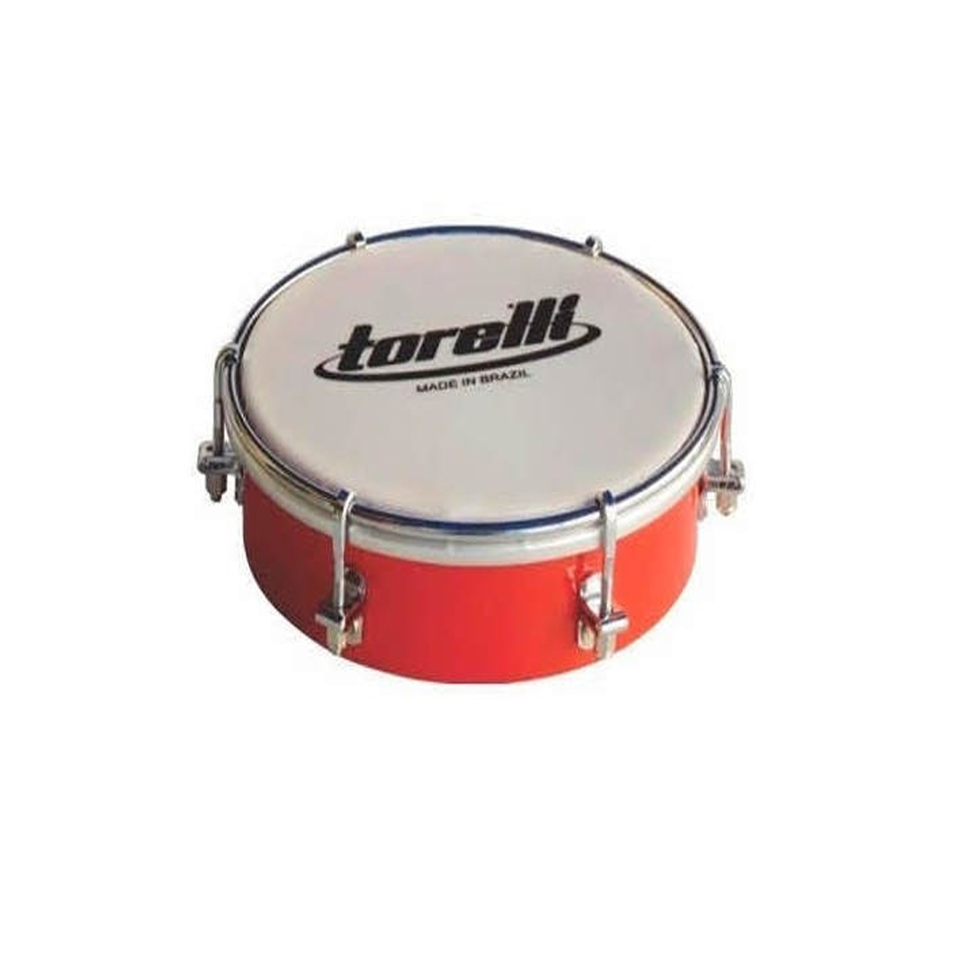 Tamborim 06″ Injetado Vermelho 06 Afinações Pele Leitosa TT404VM Torelli