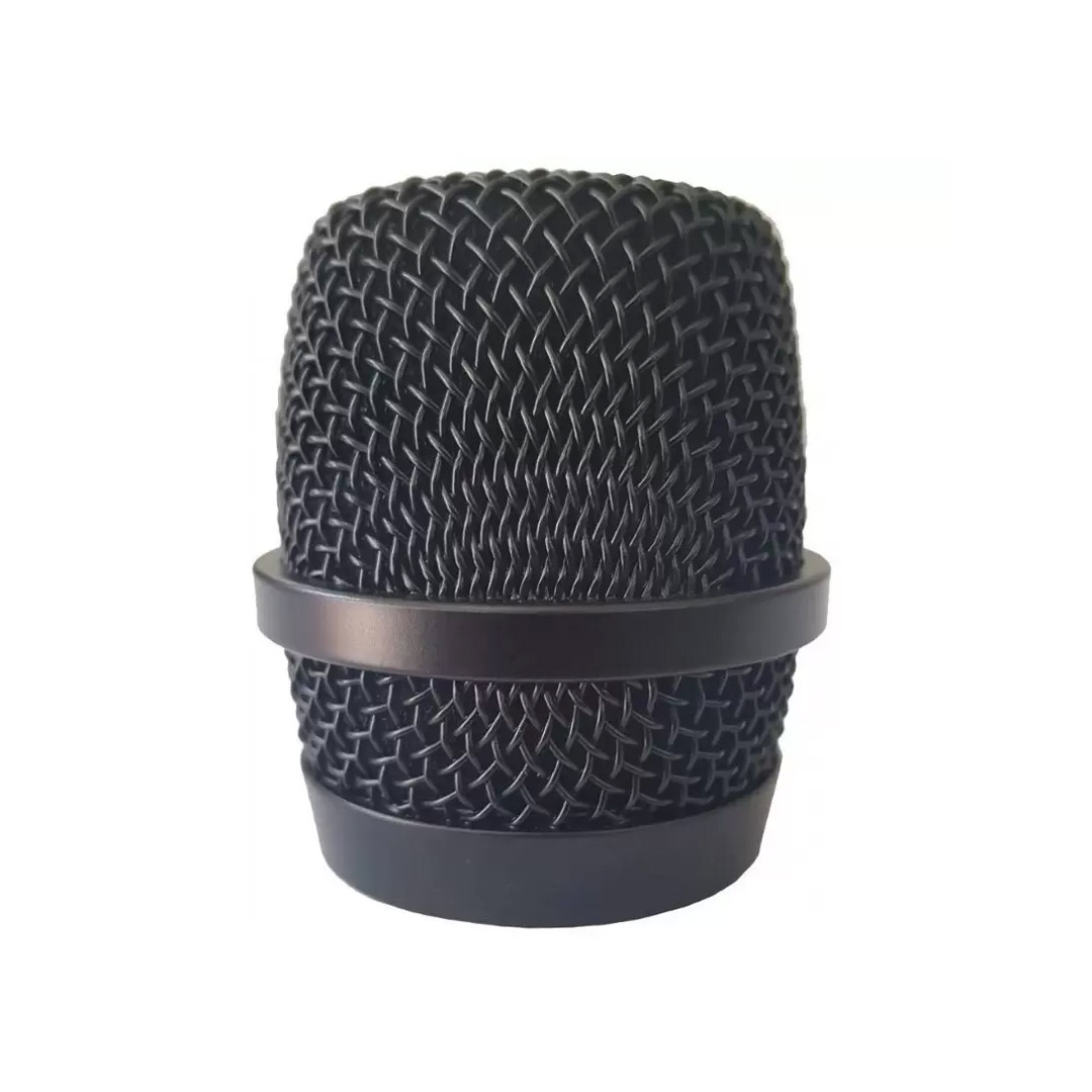 Globo de Microfone Achatado Grande Preto GL3 VLR502 Vokal
