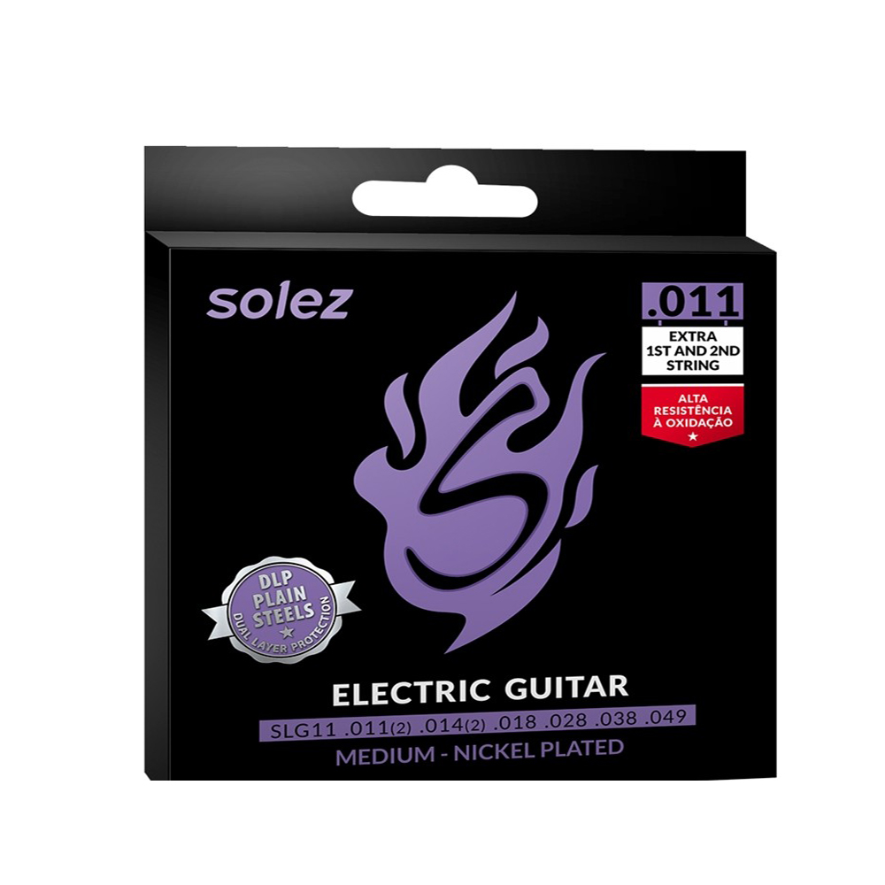 Encordoamento Guitarra 011 Solez SLG11