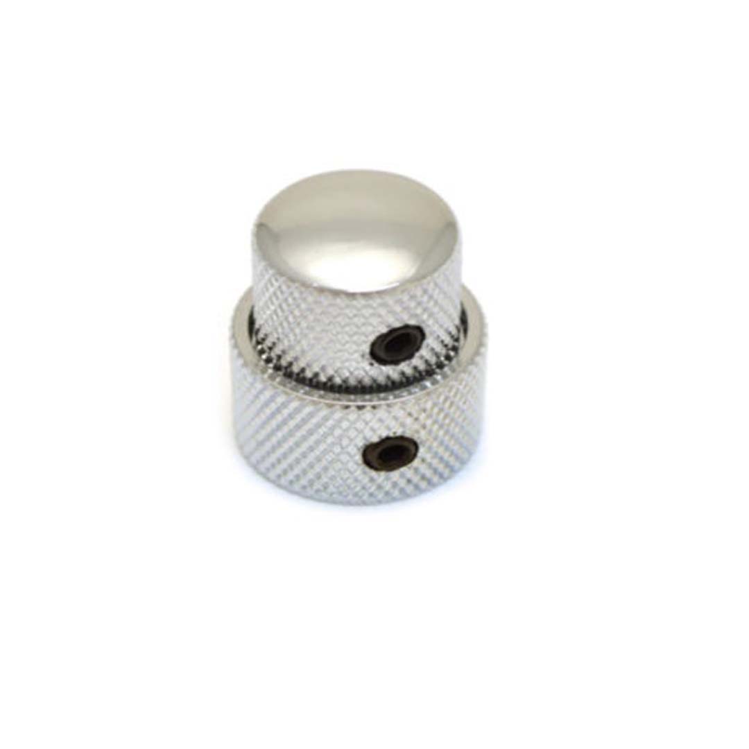 Knob de Metal Cromado Duplo Hallen Dual Dolphin