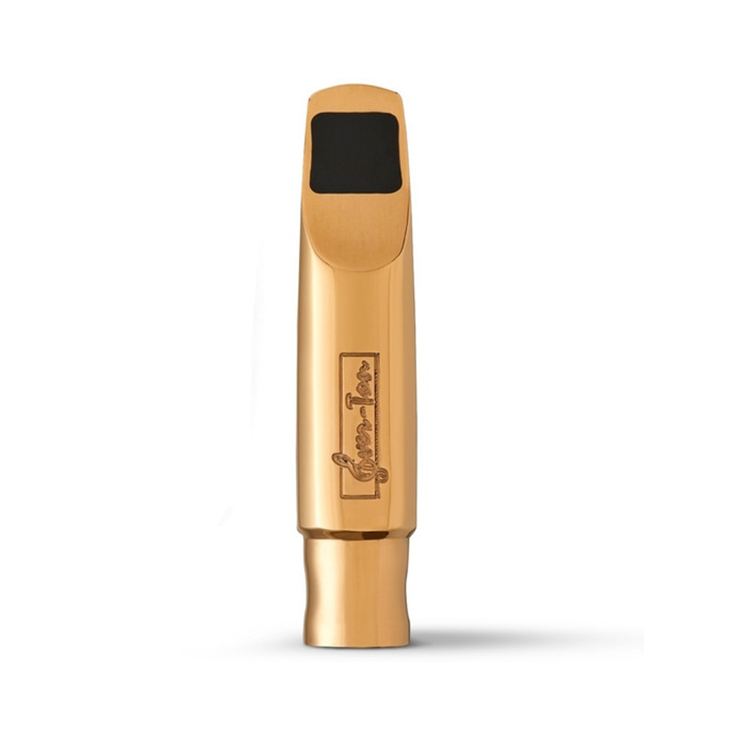 Boquilha para Sax Alto 7 Metal Dourada Full Pop Gold Plated Everton