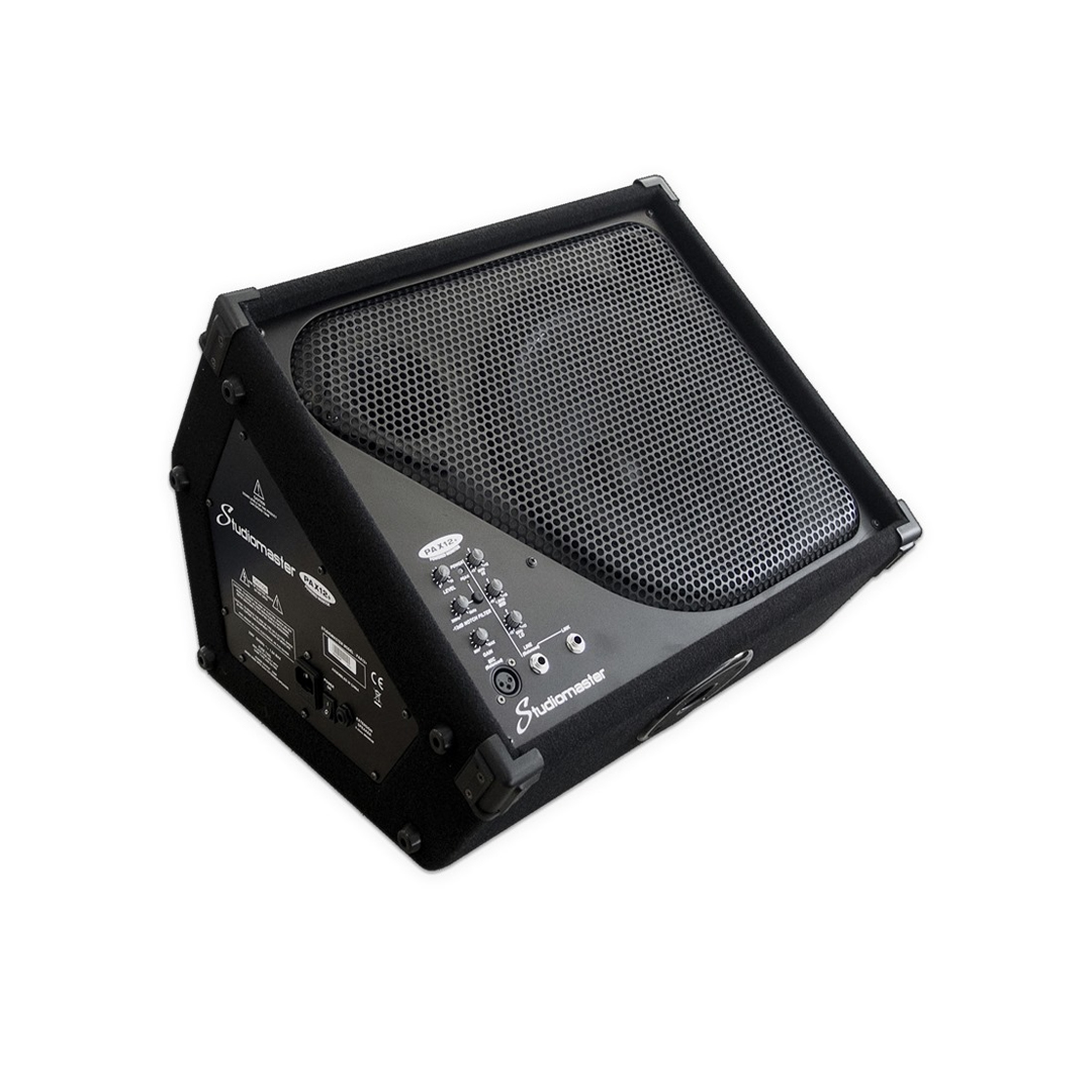 Caixa Monitor Retorno Ativa 12″ 150WRMS 4OHMS StudioMaster PAX12