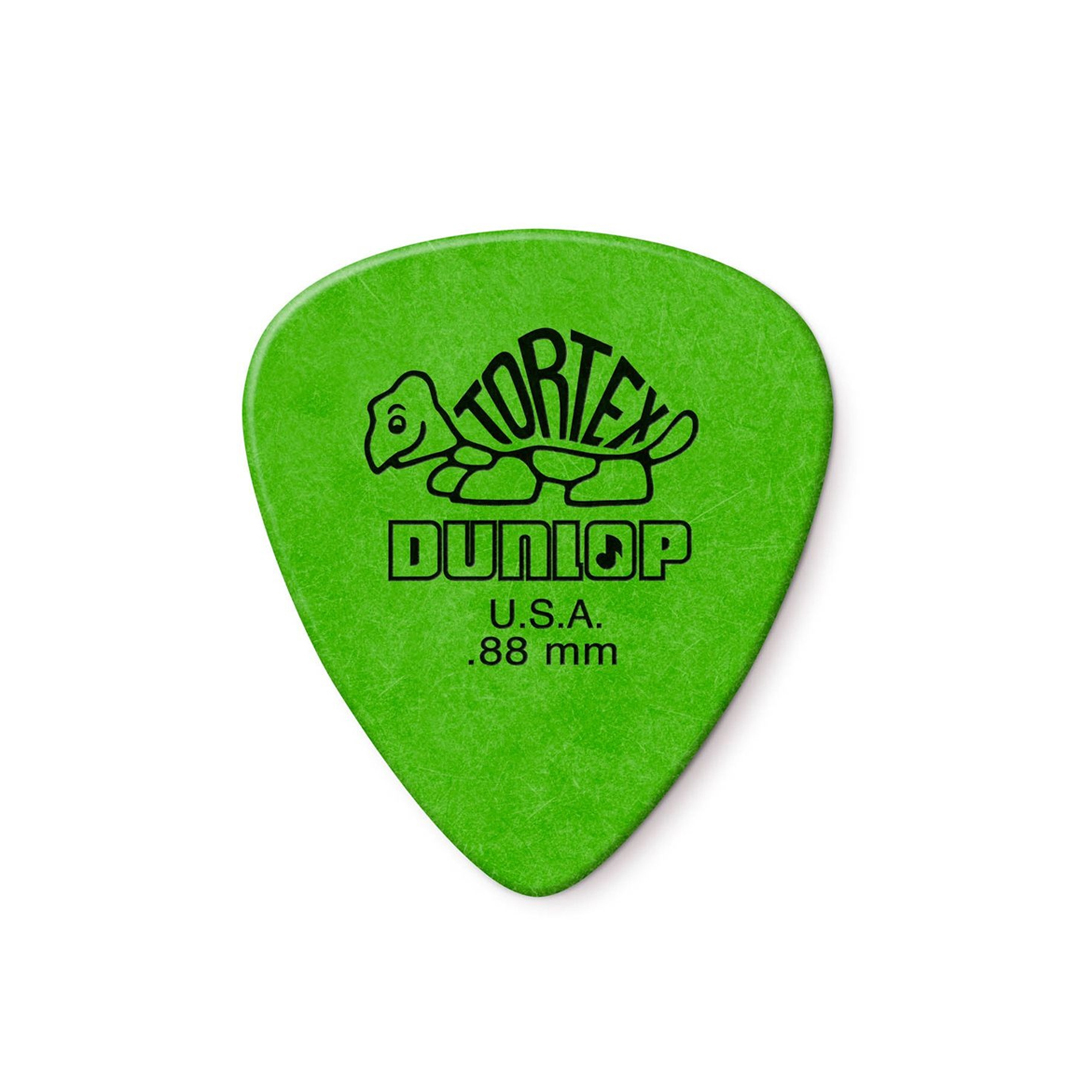 Palheta Dunlop 0,88MM Tortex Verde