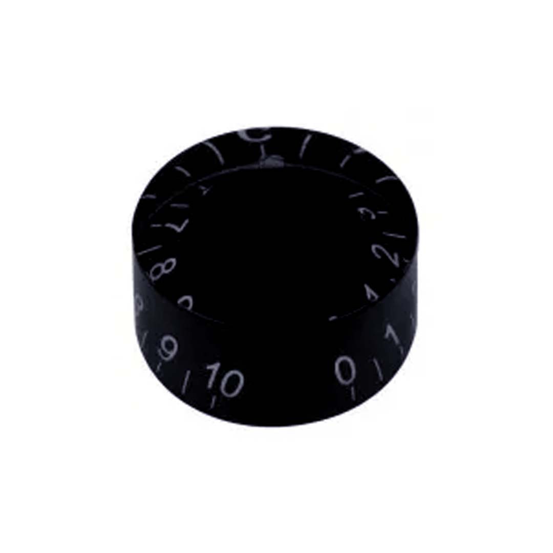 Knob de Plástico para Guitarra LesPaul Preto NKP-05-2 Wave