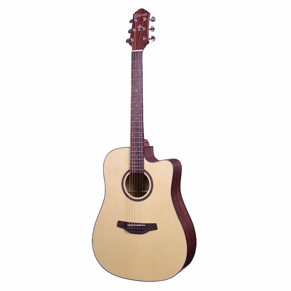 Violão Crafter Folk Aço Elétrico HD-100CE Natural