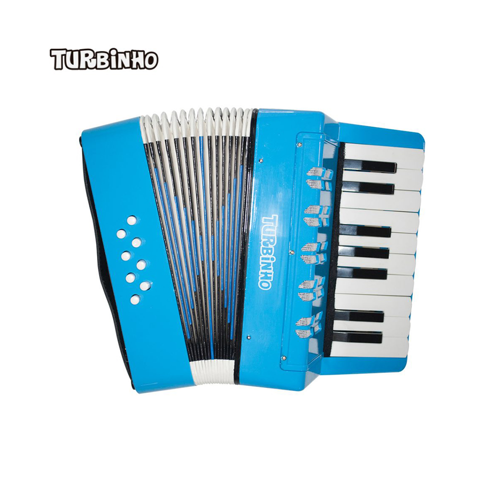Acordeon 08 Baixos Turbinho 104-LB Azul Claro