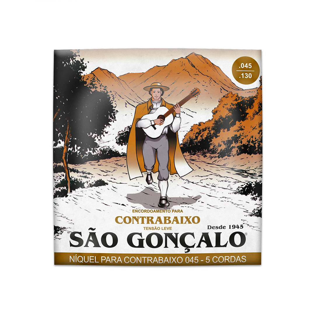 Encordoamento Baixo 5 Cordas 045 São Gonçalo