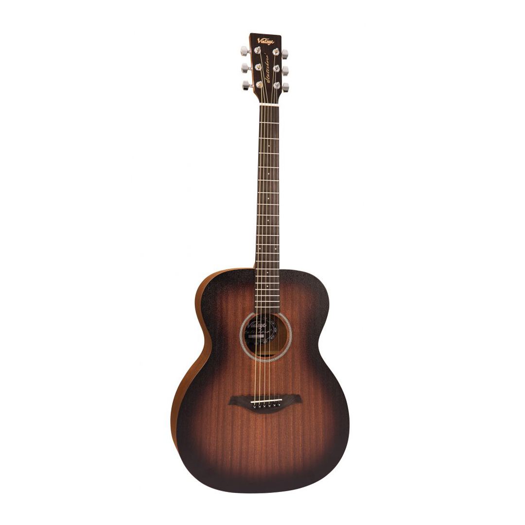 Violão Vintage Mini Jumbo Aço Eletrico VE660WKEA Auditorium Statesboro
