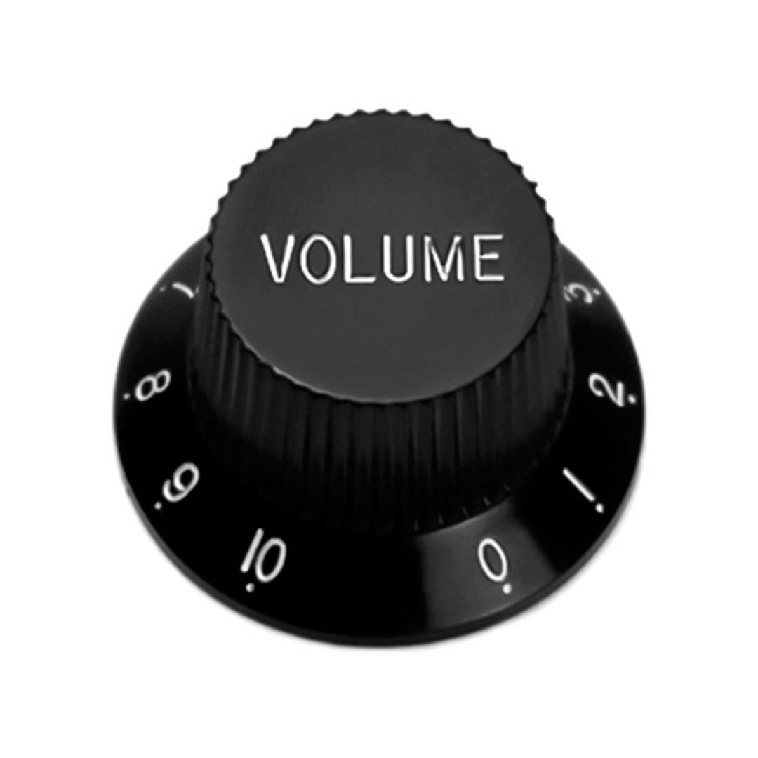 Knob de Plástico para Guitarra Strato Volume Preto PHX
