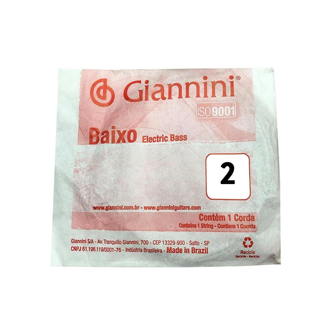 2 Corda de Baixo Avulsa Giannini GESBX2