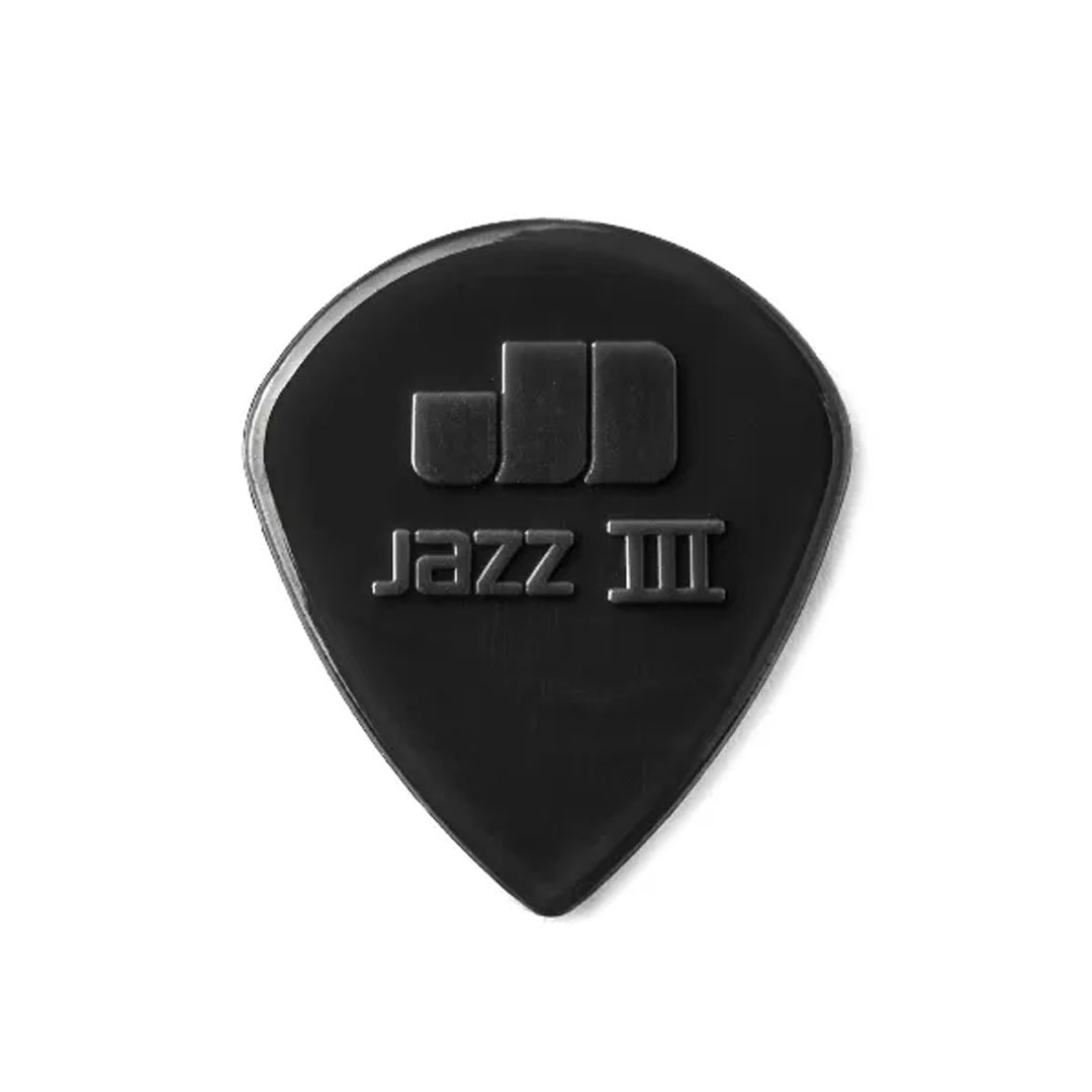 Palheta Dunlop Nylon Jim Jazz III Preta