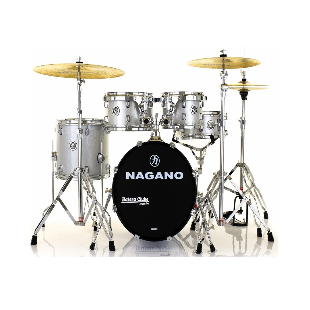 Bateria 18″ Acústica Nagano Garage Gig Metallic Graphite