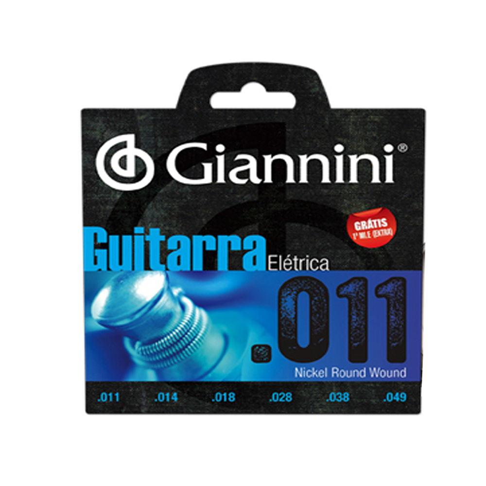 Encordoamento Guitarra 011 Giannini GEEGST