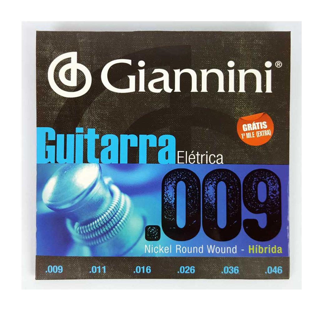 Encordoamento Guitarra 009 Giannini GEEGST.9