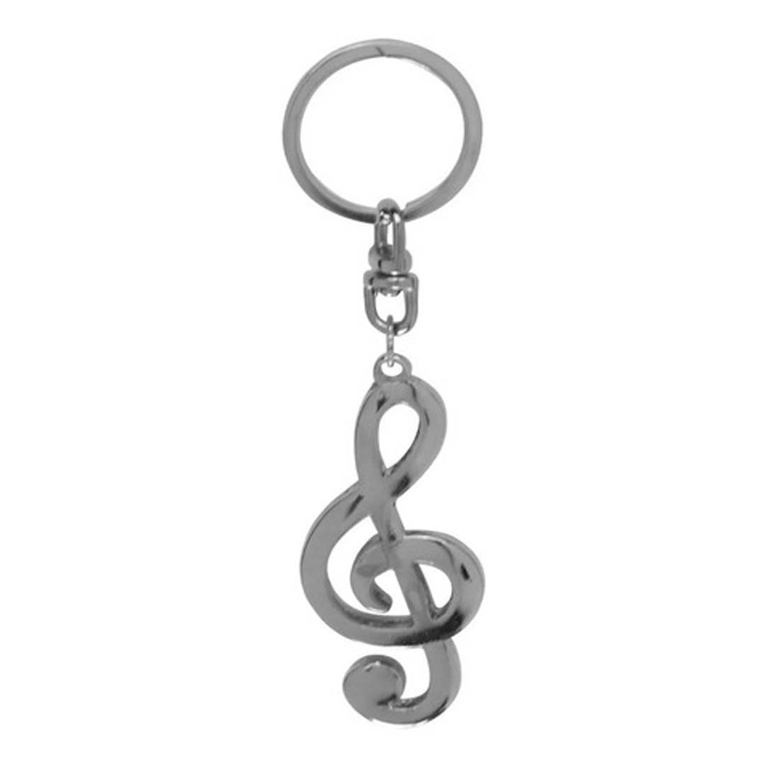 Chaveiro Clave de Sol Cromado PCH080 Paganini