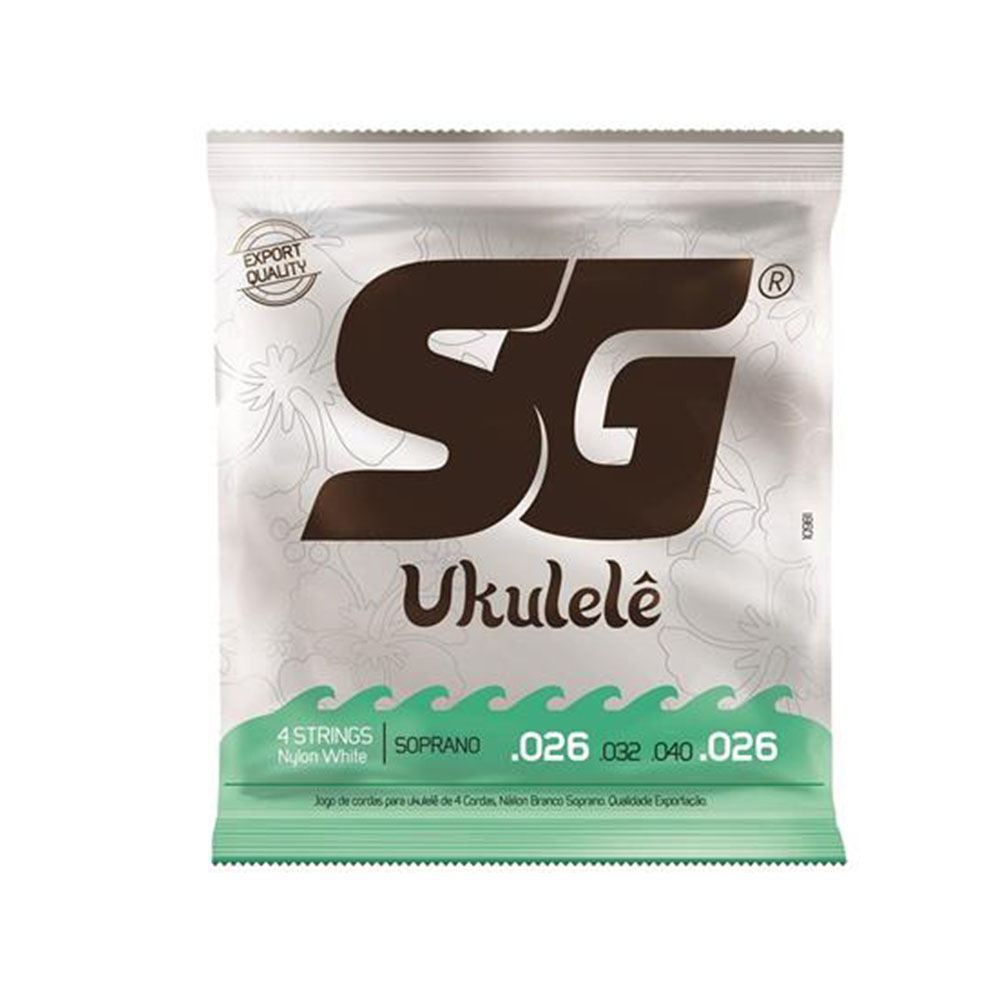 Encordoamento Ukulele Soprano SG Cristal
