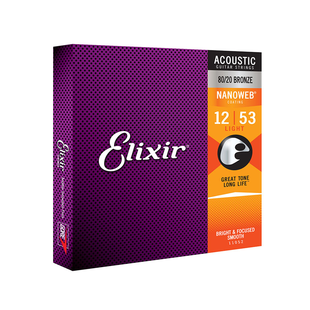 Encordoamento Violão Aço 012 Elixir 80/20 Light Bronze