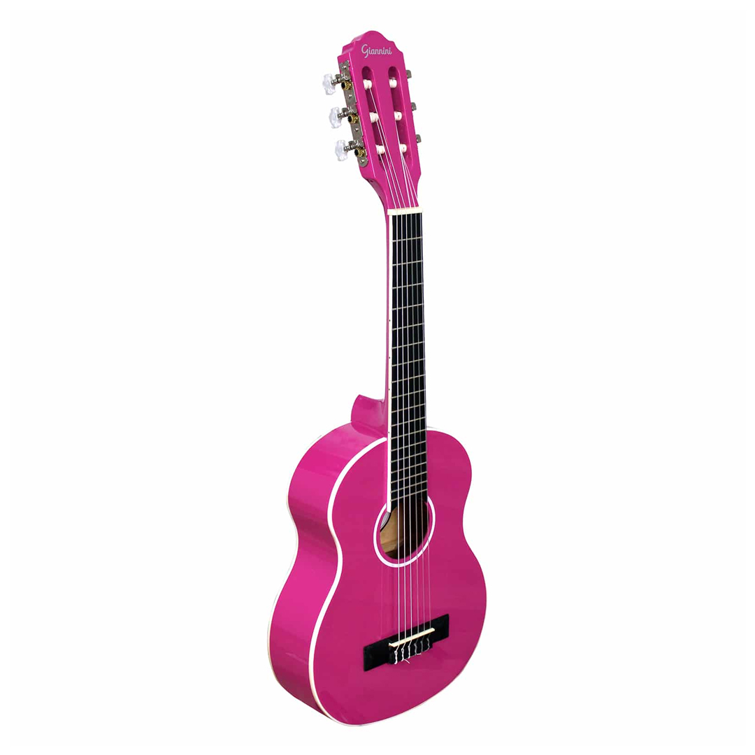 violão giannini infantil 1/2 acústico nylon start nr pink glossy (pkg) violão giannini infantil 1/2 acústico nylon start nr pink glossy (pkg)