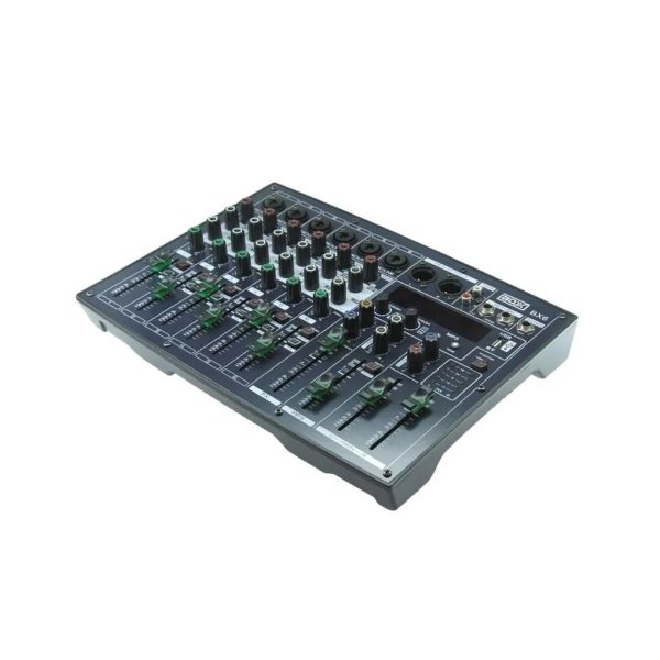 Mesa de Som Analógica 06 Canais BOXX BX6 C/Efeitos, Bluetooth e Interface de Audio - Image 2