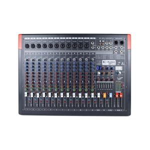 Mesa de Som Analógica 12 Canais K-AUDIO MP12.4 com 4 AUX, Efeitos e Bluetooth