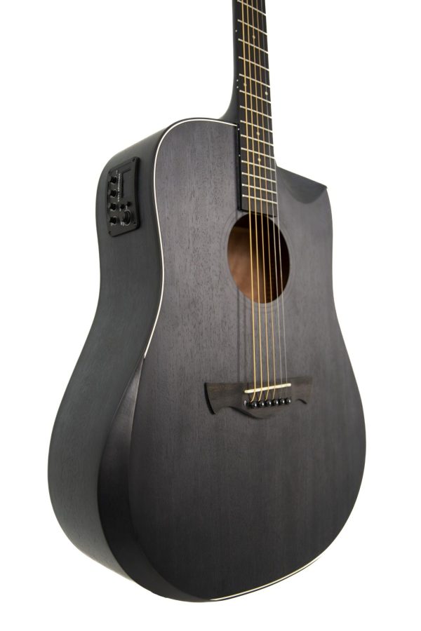 Violão Tagima Folk Aço Elétrico TBW300 BK Half Cutaway - Image 3