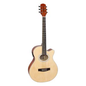 Giannini GSF-1D CEQ Natural Satin: Violão Mini Jumbo Aço